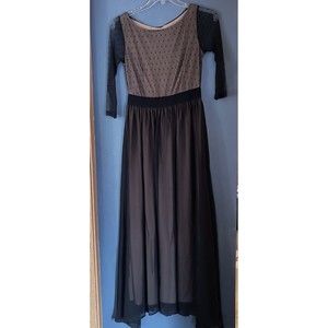 Miusol Dress Women's Medium Mesh Bodice Fit and Flare Formal 1941